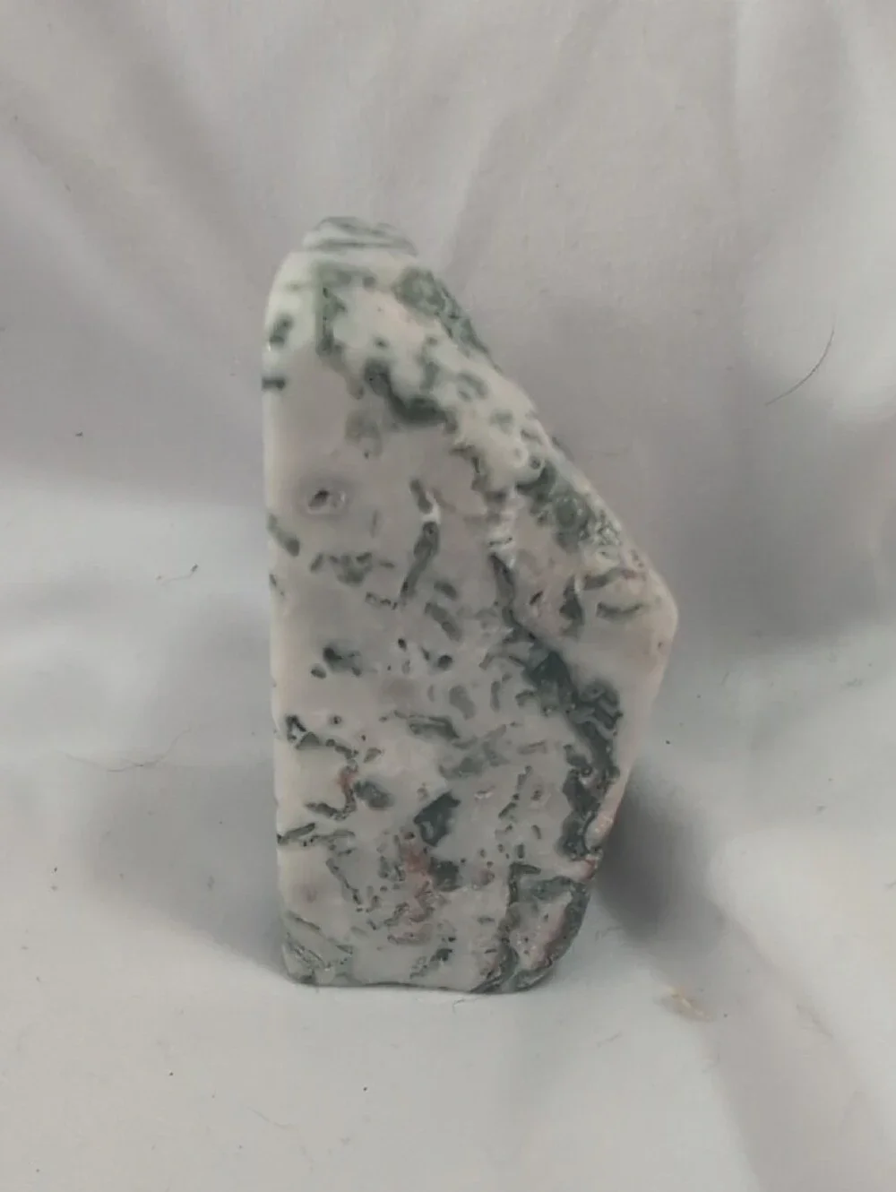 Moss Agate Asymmetric Block